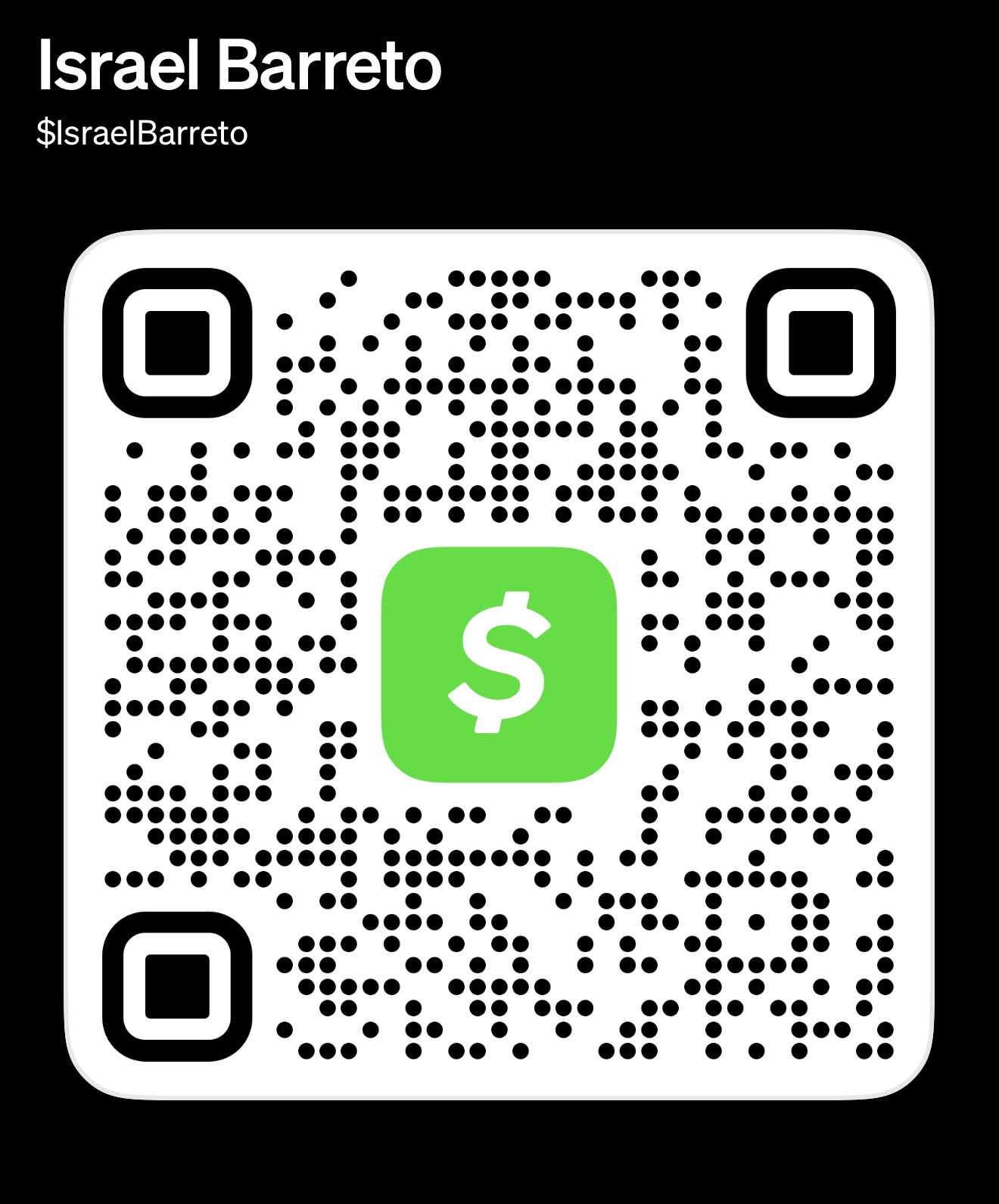 Cash App Israel Barreto